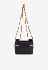 Logo Plaque Leather Crossbody Bag