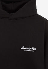 Oversized Beverly Hills Hooded Sweatshirt