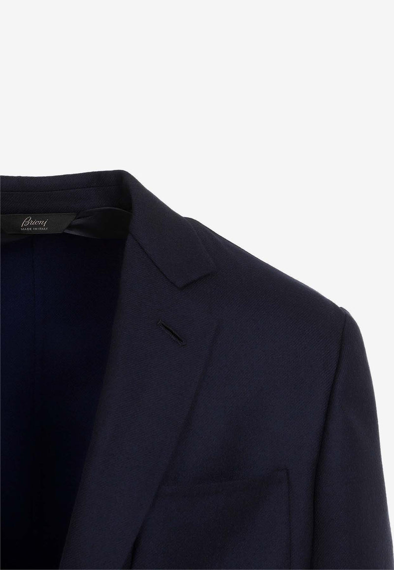 Single-Breasted Wool Blazer