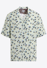 Floral Print Bowling Shirt