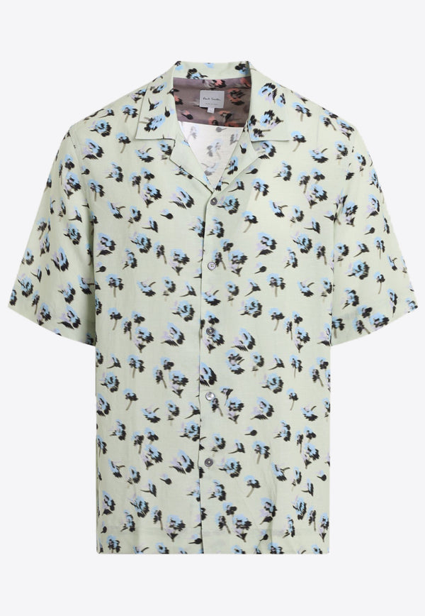 Floral Print Bowling Shirt