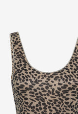 Lumiere Maillot Leopard Print One-Piece Swimsuit