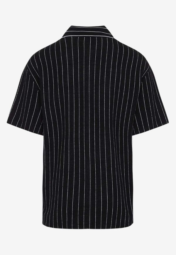 Pinstripe Logo Shirt