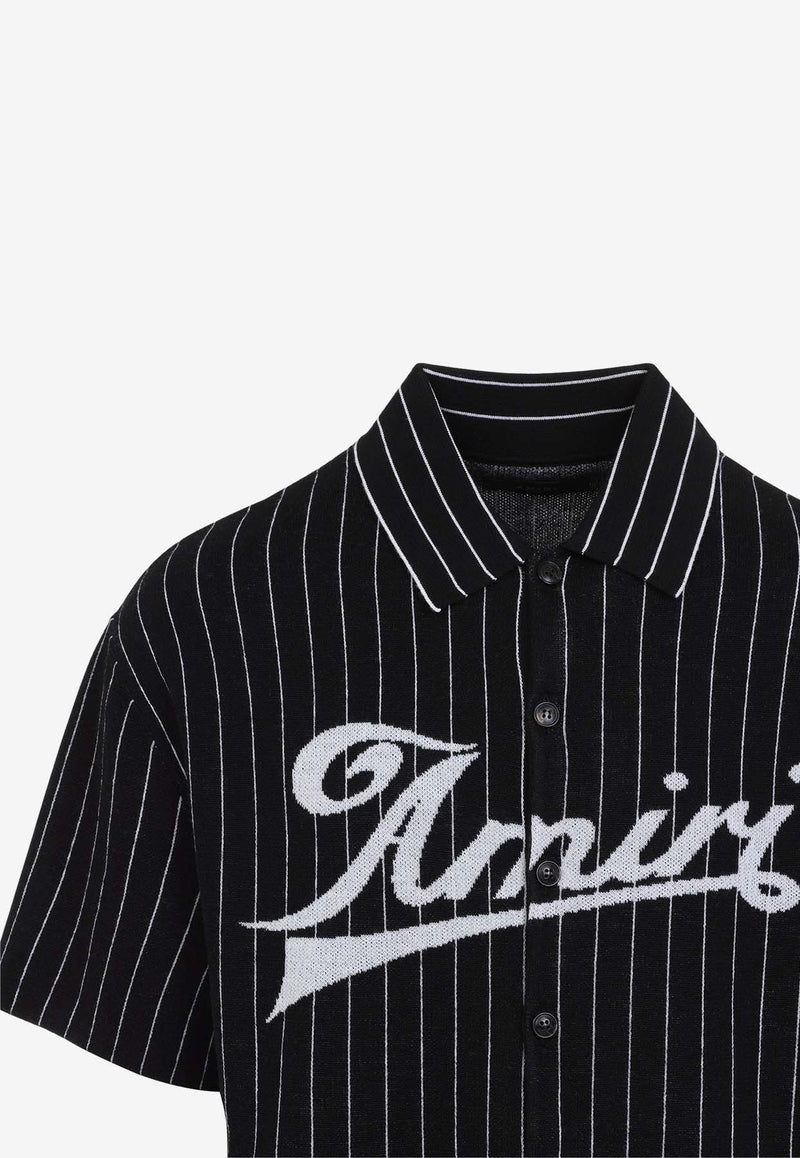 Pinstripe Logo Shirt