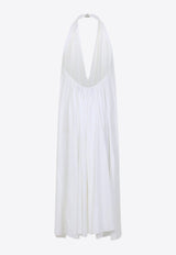 The Norma Draped Maxi Halter Dress