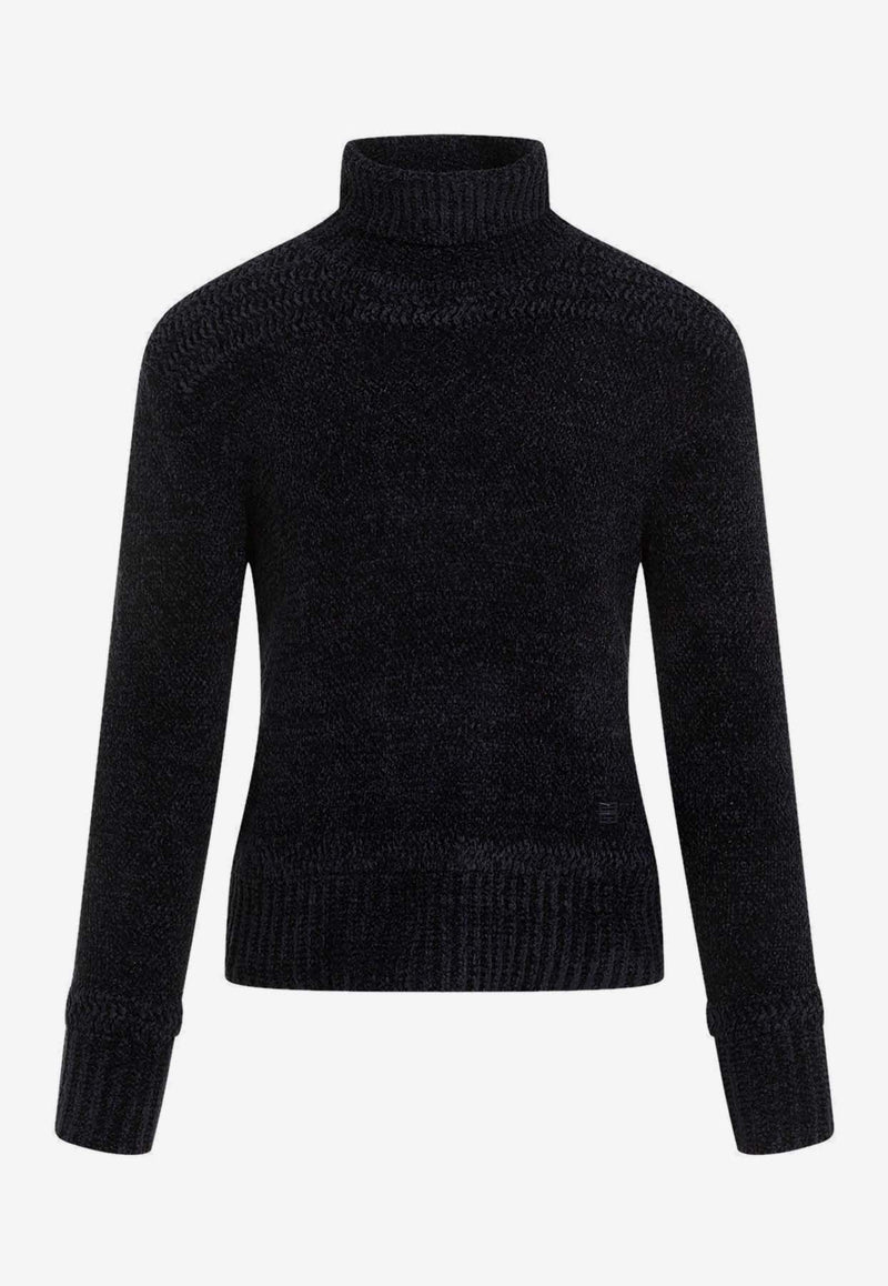 Turtle Neck Knit Sweater