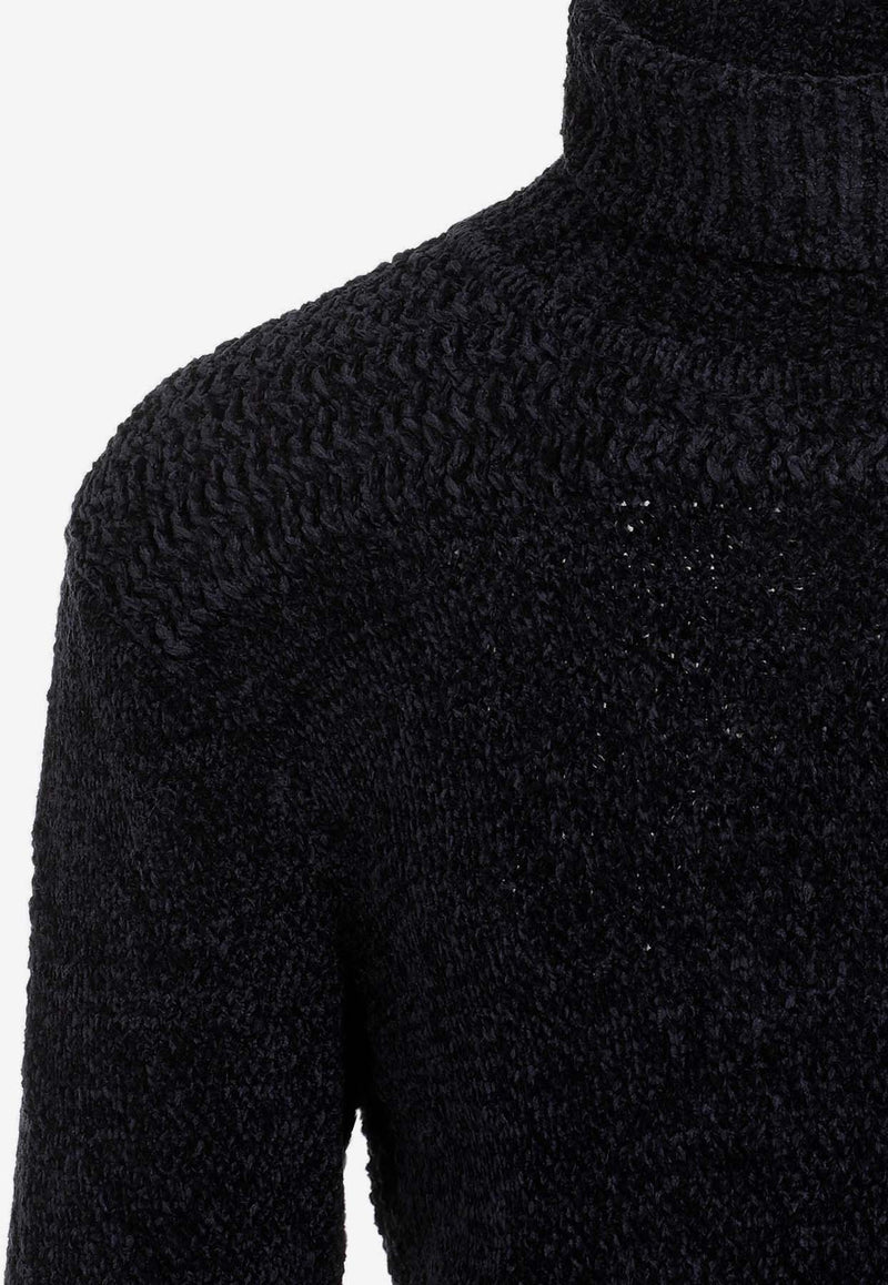 Turtle Neck Knit Sweater