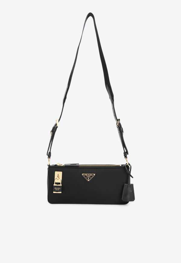 Re-Nylon Triangle Logo Crossbody Bag