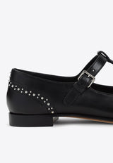 Opal Met Nappa Leather Ballet Flats