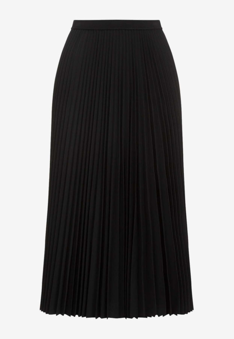 Pleated Midi Skirt