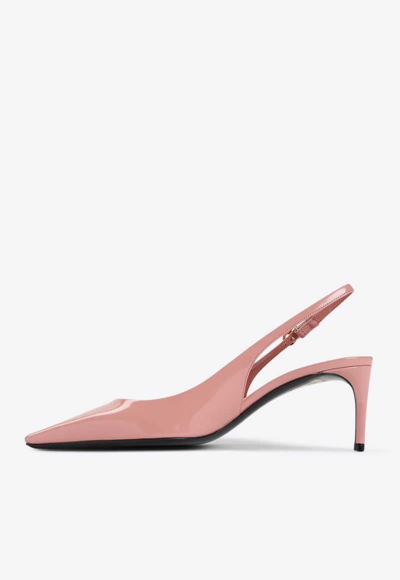 70 Patent Leather Slingback Pumps