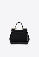 Medium Sicily Top Handle Bag in Patent Leather