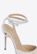 110 Pearl-Embellished Double Bow Pumps