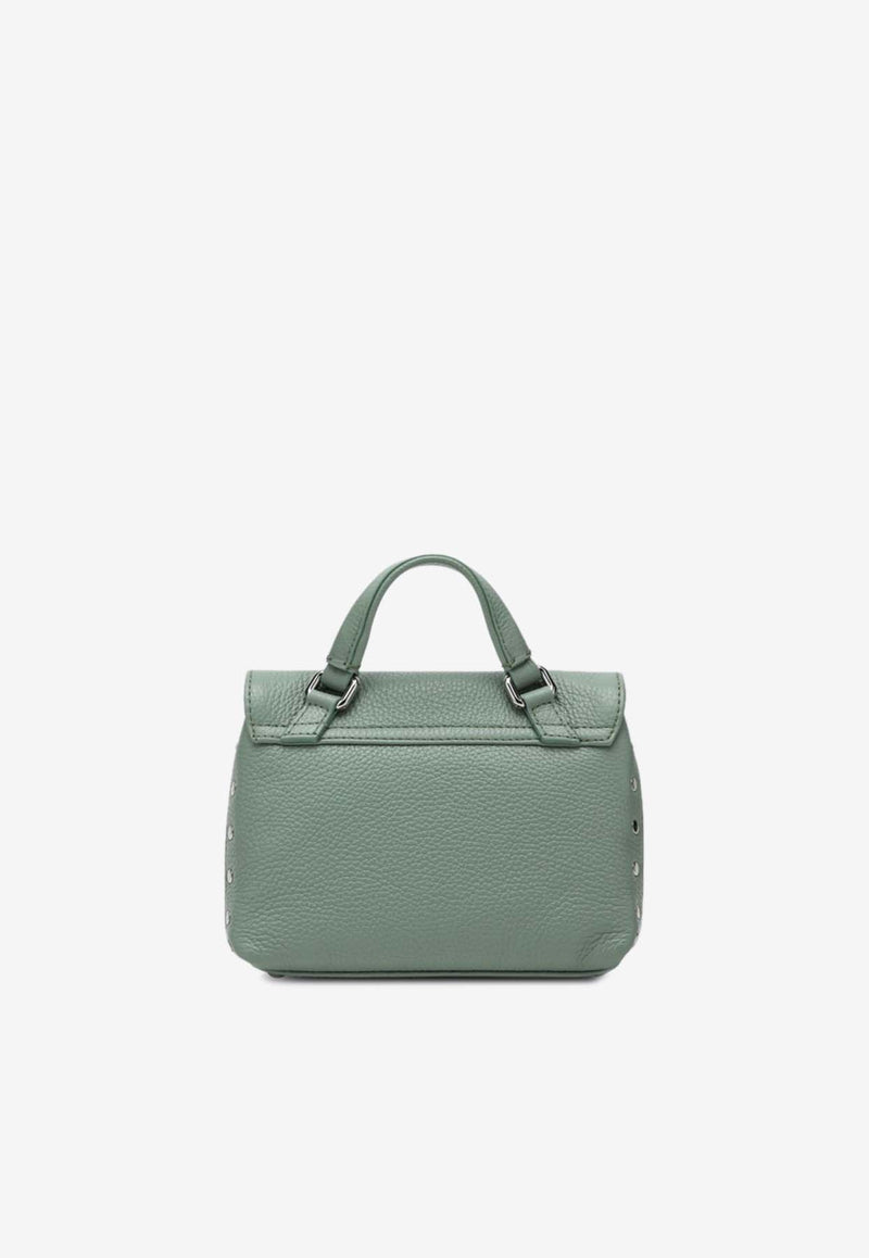 Zanellato Baby Postina Leather Crossbody Bag Green 068010B0040000/Q_ZANEL-Z0472