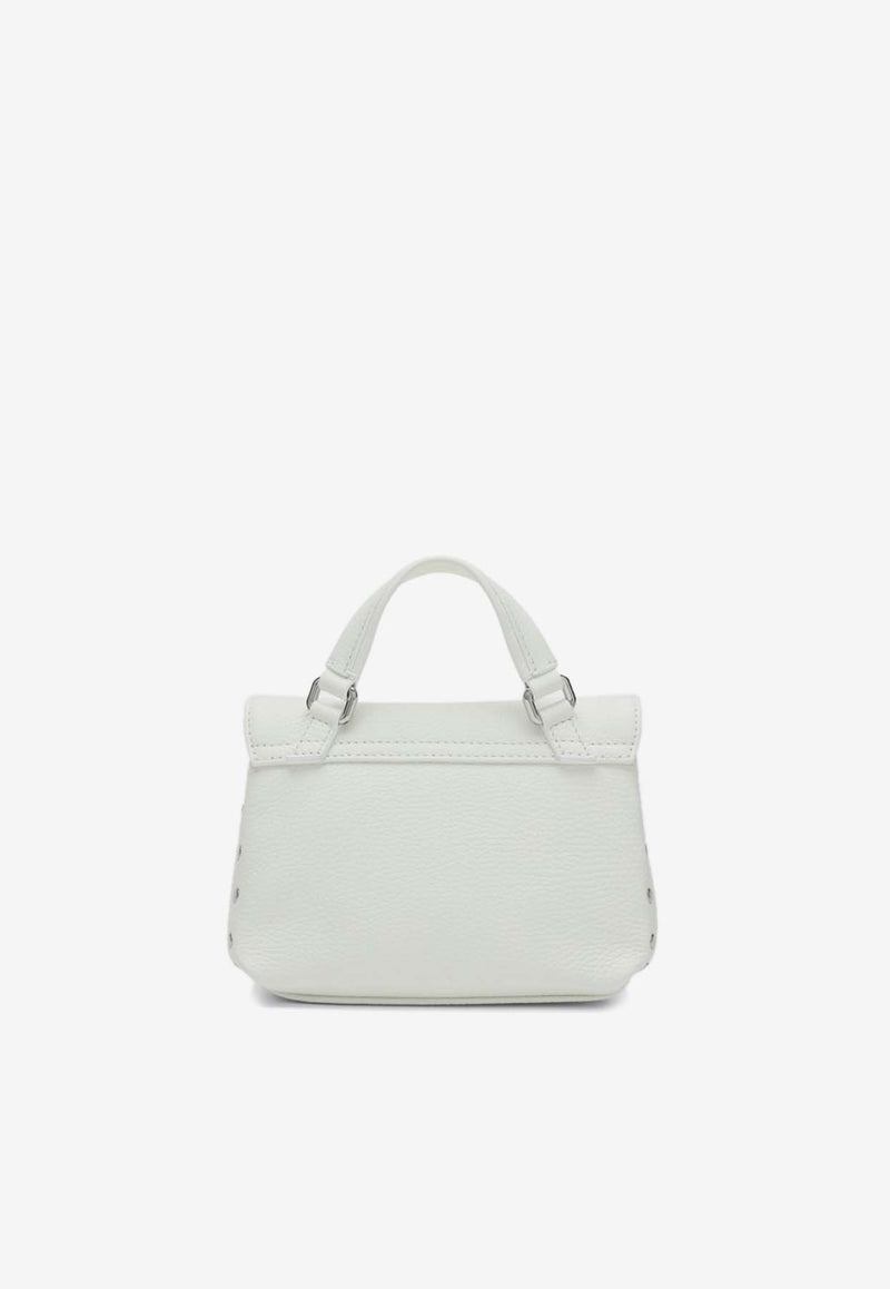 Zanellato Baby Postina Leather Crossbody Bag White 068010B0040000/Q_ZANEL-Z1190