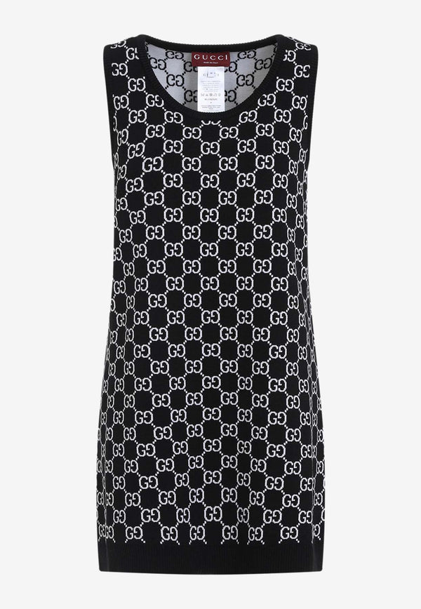 GG Wool Jacquard Mini Dress