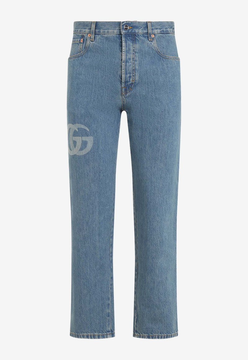 Lasered Double G Jeans