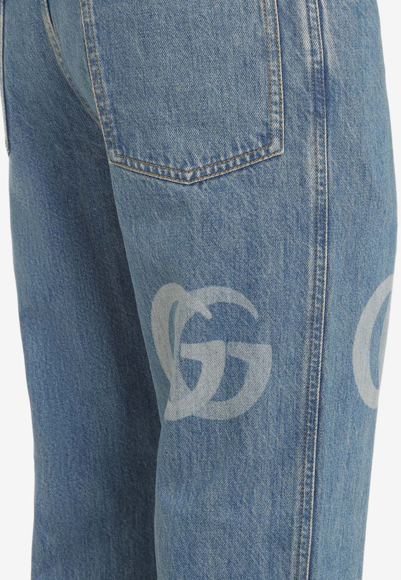 Lasered Double G Jeans