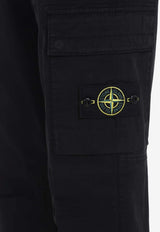 Logo Patch Cargo Pants