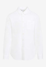 Berluti Scritto Pocket Long-Sleeved Shirt White R26JSL16.001-000 BLANC OPTIQUE