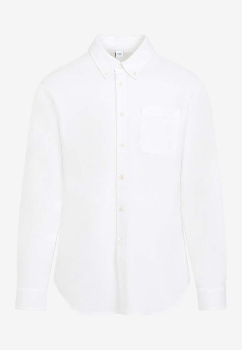 Berluti Scritto Pocket Long-Sleeved Shirt White R26JSL16.001-000 BLANC OPTIQUE