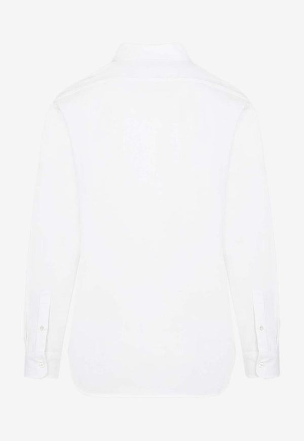 Berluti Scritto Pocket Long-Sleeved Shirt White R26JSL16.001-000 BLANC OPTIQUE