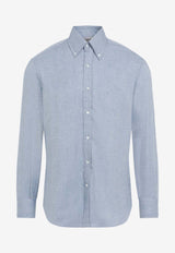 Button-Down Long-Sleeved Shirt