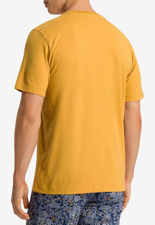 HANRO Basic Crewneck T-shirt Amber 075050-2268ORANGE