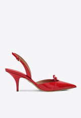 Salvatore Ferragamo Gylla 70 Patent Leather Slingback Pumps Red 07811081CLE/Q_FERRA-FR