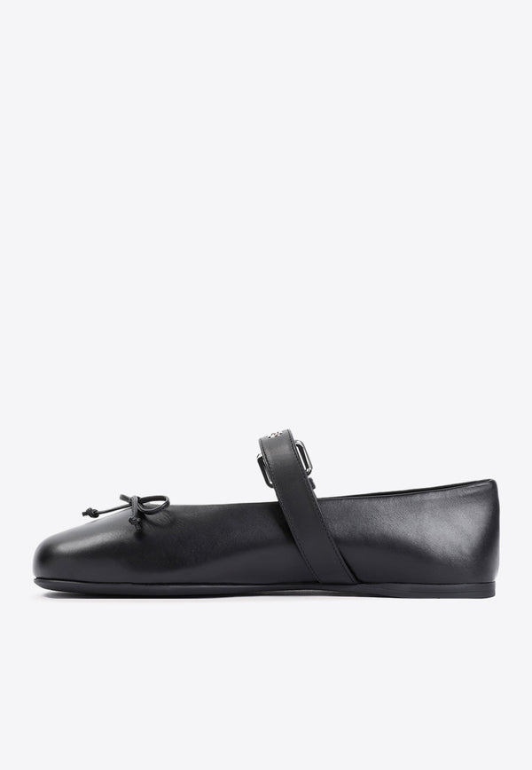 Leather Ballet Flats