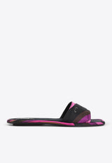 Yummy Iride Print Flat Sandals