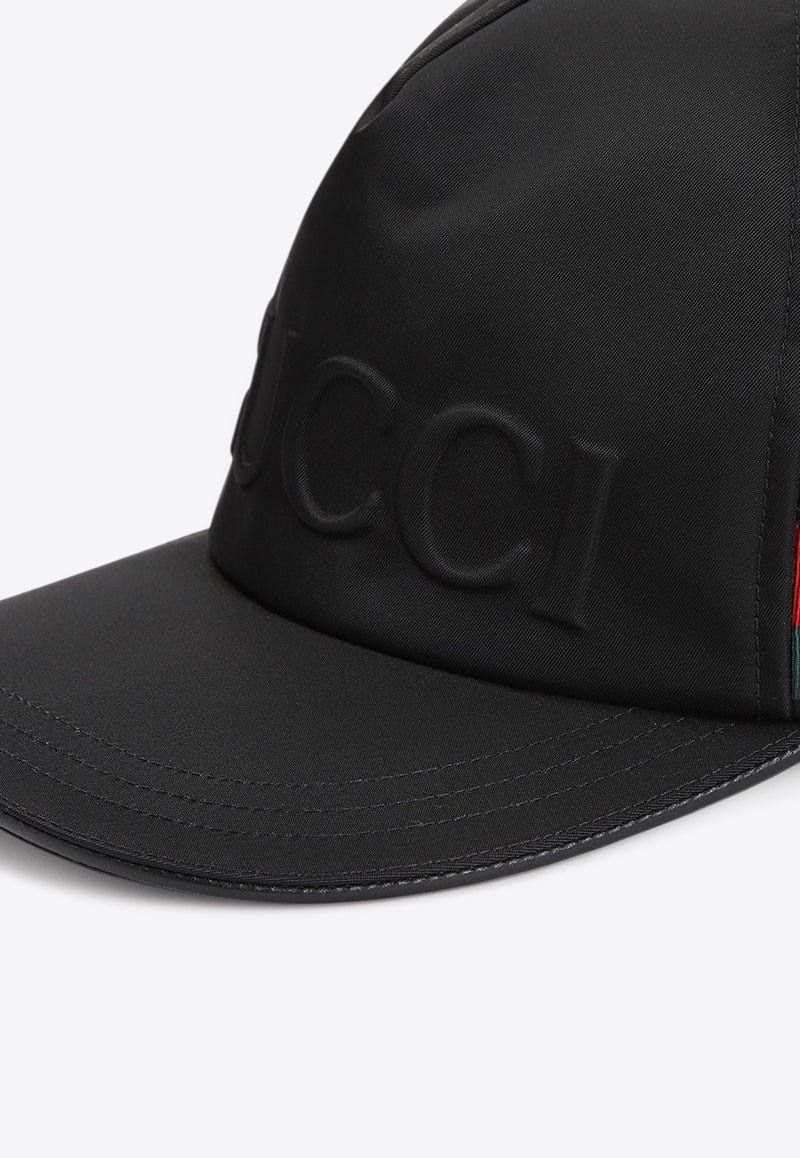 Logo Nylon Baseball Cap