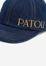 Logo-Embroidered Denim Baseball Cap