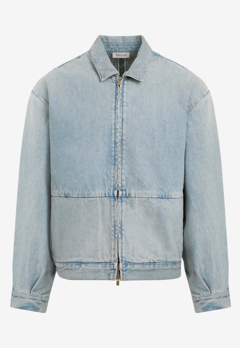 8th Zip-Up Denim Jacket