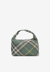 Medium Peg Checked Shoulder Bag