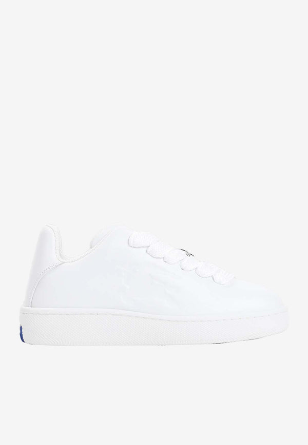 Low-Top Sneakers in Box Leather