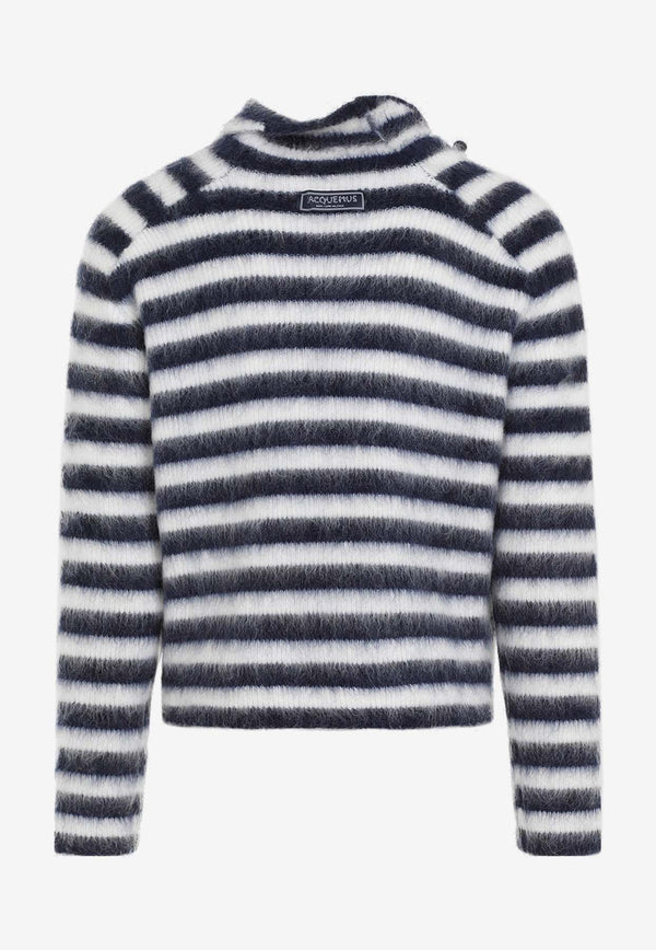 Marina Stripws Mohair Sweater