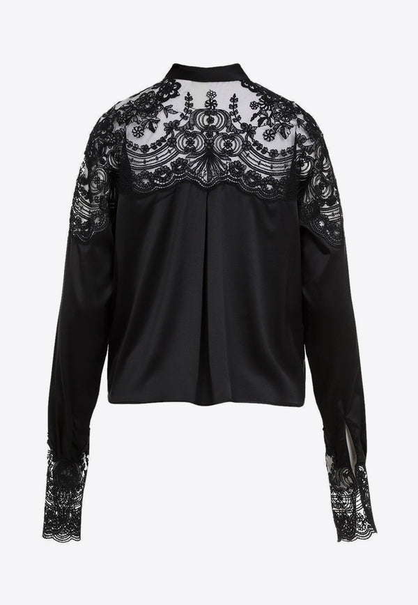 Lace Long-Sleeved Shirt