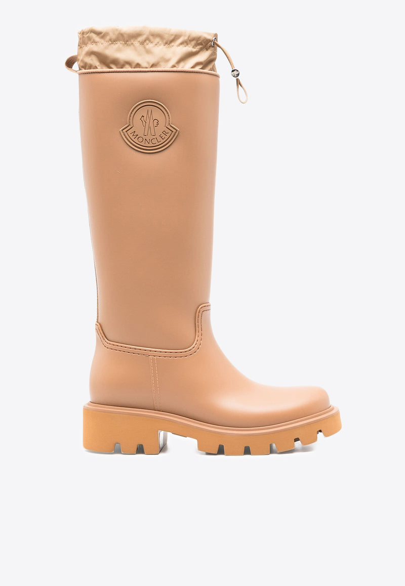 Moncler Kickstream Knee-High Rain Boots Brown 09B4G00070 M4522BROWN