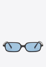 Miu Miu Regard Rectangular Sunglasses Blue 0MU11ZSPVC/P_MIU-22C60O51