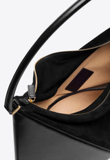 Mlouye Flex Hobo Bag in Calf Leather Black 10-062-120BLACK