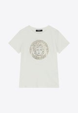 Versace Kids Kids Medusa Crewneck T-shirt 1000239 1A10164 2W110