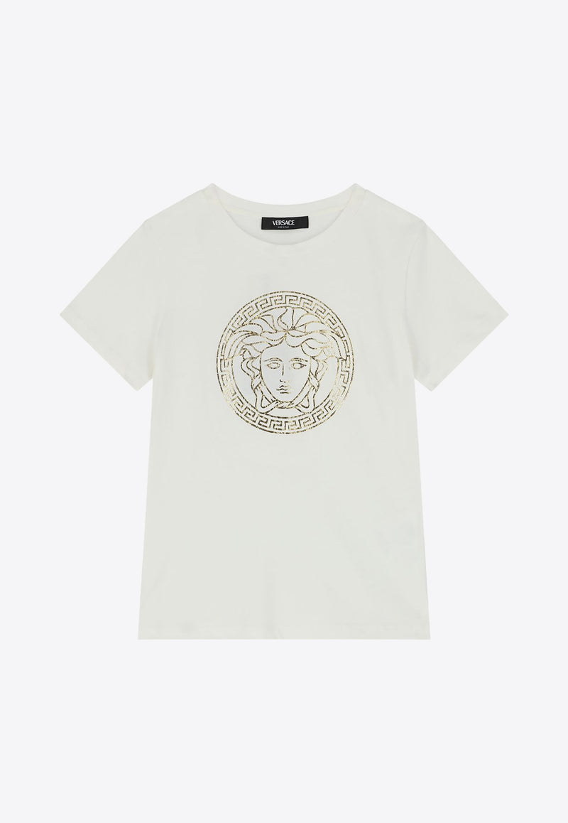 Versace Kids Kids Medusa Crewneck T-shirt 1000239 1A10164 2W110