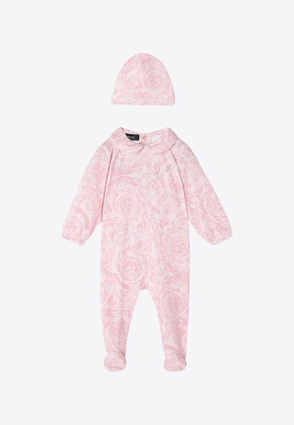 Versace Kids Babies Two-Piece Barocco Set 1000317 1A09533 5P950