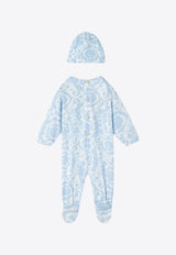 Versace Kids Babies Two-Piece Barocco Set 1000317 1A09533 5W470