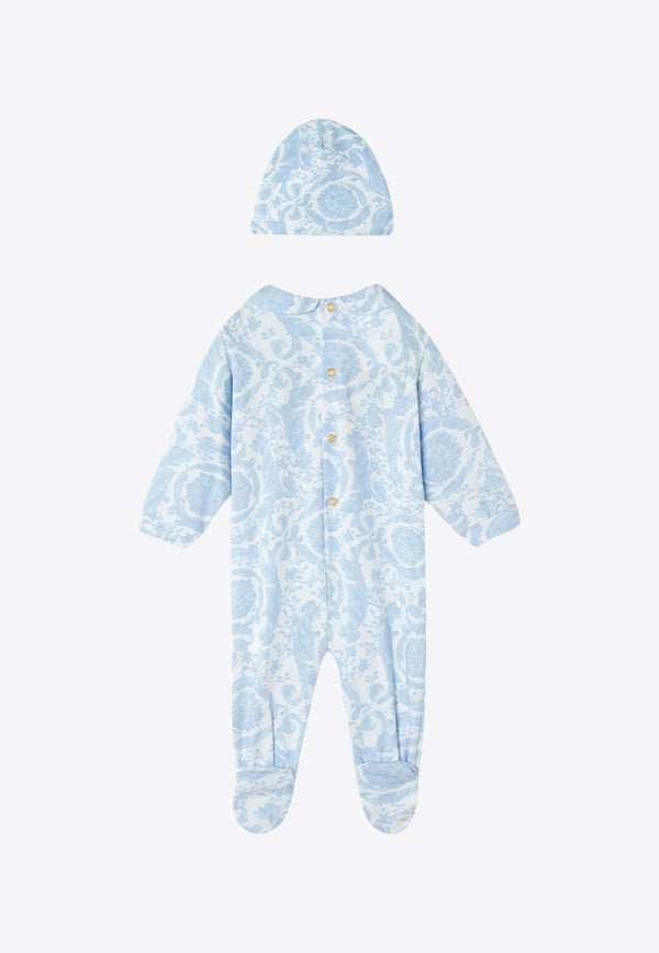 Versace Kids Babies Two-Piece Barocco Set 1000317 1A09533 5W470