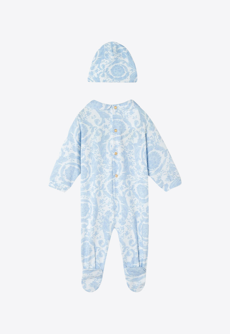 Versace Kids Babies Two-Piece Barocco Set 1000317 1A09533 5W470