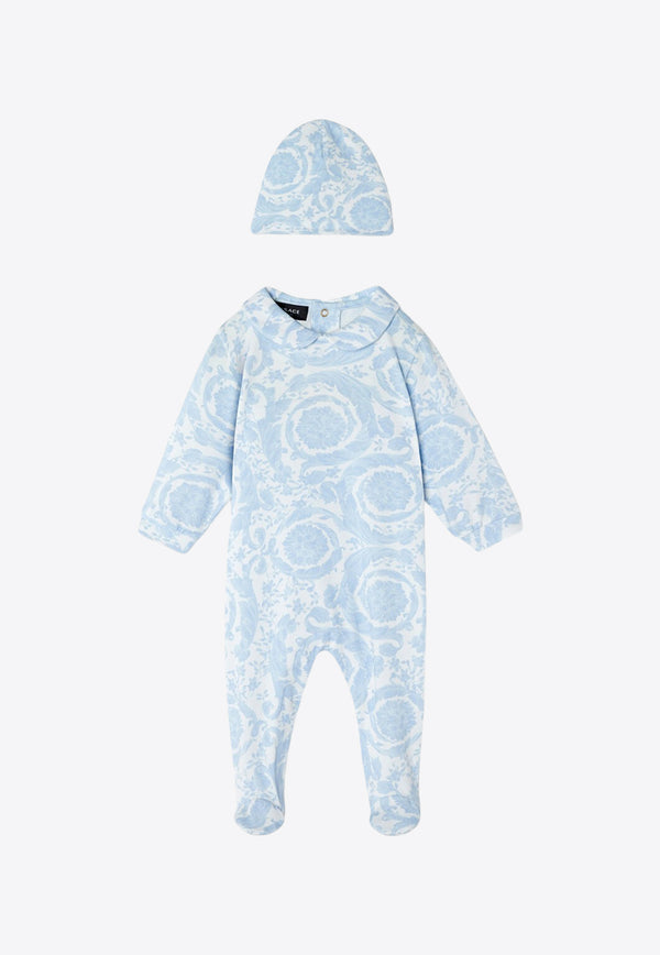 Versace Kids Babies Two-Piece Barocco Set 1000317 1A09533 5W470