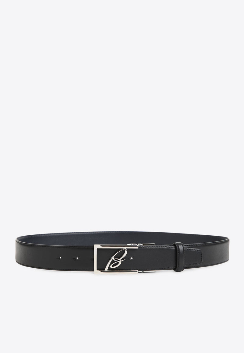 Logo Leather Belt