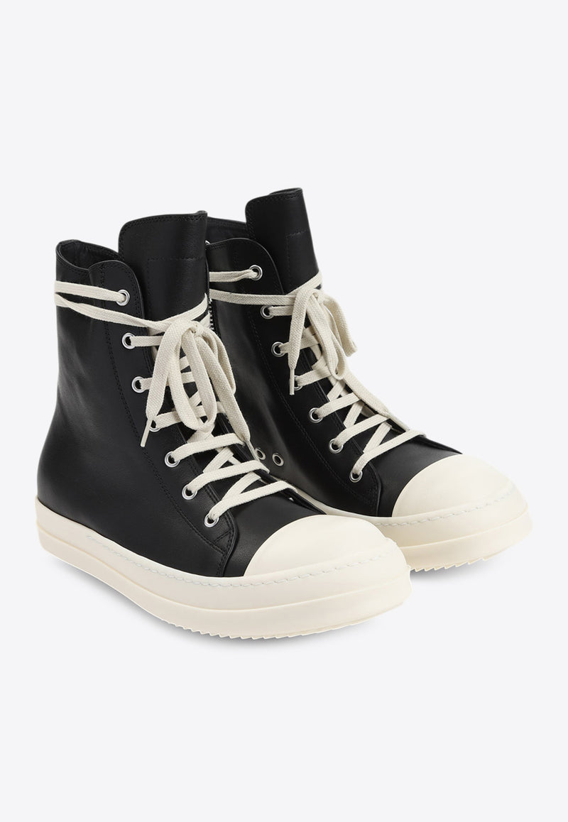 High-Top Lace-Up Sneakers